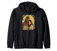Roi Jésus-Christ Vierge Marie Madeleine Sweat à Capuche