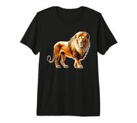 Roi Lion d'Afrique T-Shirt Haut de Gamme
