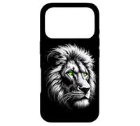 Roi Lion des Animaux d'Afrique aux Yeux Verts Coque pour iPhone 17 Pro