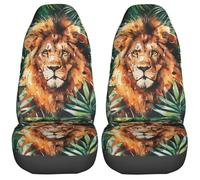 Roi Lion Housses Siège Voiture Lot De 2 Housse De Sieges Voitures Respirant Avant Housses De Siège De Voiture pour Camionnette SUV Camions