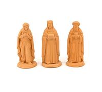 Roi Magi en terre cuite Statues de crèche en céramique de Caltagirone faites à la main pour bricolage et bricolage