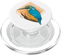 Roi pêcheur | Kingfisher Bird PopSockets PopGrip pour MagSafe