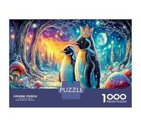 Roi Pingouin Puzzle 1000 Pièces Educa Jouet Jeu D'Intelligence Décoration Intérieure Animaux Jeu Éducatif Challenge Toy Adultes & Enfants des 14 Ans 70x50cm/1000pcs