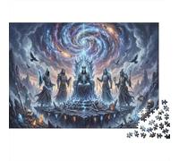 Roi Squelette du Froid Extrême Puzzle 1000 Pièces Adultes Et Enfants,Casse-tête,Dès 14 Ans,Déco Murale,Jeu Éducatif,Premium,Carton, Anti-Stress,Détente,Défi 70x50cm