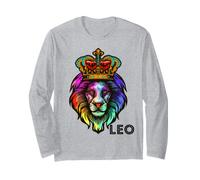Roi Zodiaque Lion de Juda Jésus Rois de la Jungle Hommes Manche Longue