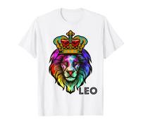 Roi Zodiaque Lion de Juda Jésus Rois de la Jungle Hommes T-Shirt