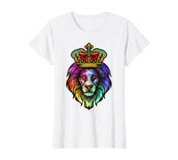 Roi Zodiaque Lion de Juda Jésus Rois de la Jungle Hommes T-Shirt Graphique avec Valeur