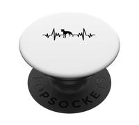 Roiderie de Chagrin pour Chien Whippet PopSockets PopGrip Adhésif