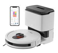 Roidmi EVE CC Aspirateur Robot avec Station de Vidage, Navigation LDS, 4000Pa, 180min Autonome, 2.5L Capacité poussière