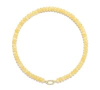 ROISE LADY Collier ras du cou en perles de pierres précieuses pour femme - Style bohème - Couleur naturelle - Fait main - Pour l'été et la plage, Moyen, Pierre, Pas de pierre précieuse