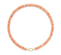 ROISE LADY Collier ras du cou en perles de pierres précieuses pour femme - Style bohème - Couleur naturelle - Fait main - Pour l'été et la plage, Moyen, Pierre, Pas de pierre précieuse
