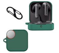 Rojeuinn Coque pour CMF by Nothing Buds Pro 2 Protection Case,Étui en Souple Silicone avec Mousqueton,Housse Anti Rayures,Antichoc Fine,Souple,Élégante - Vert