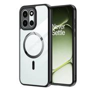 Rojeuinn Coque pour Oneplus Nord 6 5G, Coque Rigide en Polycarbonate avec Ventouse magnétique, agréable au Toucher, Anti-Chute, Antichoc et Anti-Traces de Doigts -Transparent