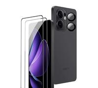 Rojeuinn pour Oppo Reno 13F/13 FS 4G/5G Verre Trempé, 2 Protections d'écran avec Keepers + 2 Protection Caméra Arrière, [Pas de Bulles] [Anti-Rayures] [Super Résistant] [Dureté 9H]