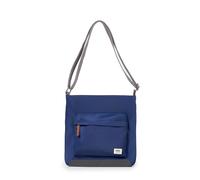 ROKA Kennington Sac à bandoulière moyen en nylon pour homme et femme - Plusieurs poches - Fermeture éclair épaisse et sangle réglable pour voyage, travail, école, Bleu vif, s