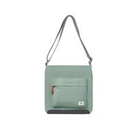 ROKA Kennington Sac à bandoulière moyen en nylon pour homme et femme - Plusieurs poches - Fermeture éclair épaisse et sangle réglable pour voyage, travail, école, Frost., s