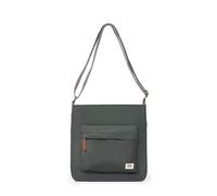 ROKA Kennington Sac à bandoulière moyen en nylon pour homme et femme - Plusieurs poches - Fermeture éclair épaisse et sangle réglable pour voyage, travail, école, Thym, s