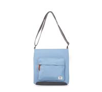 ROKA Kennington Sac à bandoulière moyen en nylon pour homme et femme - Plusieurs poches - Fermeture éclair épaisse et sangle réglable pour voyage, travail, école, Bleu rétro., s