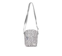 ROKA London Bond Petit sac à bandoulière pour homme et femme - Sac pour téléphone portable avec plusieurs poches et sangle réglable pour portefeuille, cartes et clés, motif à pois linéaires