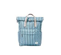 ROKA London Canfield Sac à dos en toile Taille M, rayures bleues, M, Décontracté