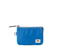 ROKA London Carnaby Petit portefeuille Ripstop - Compartiments zippés légers et sécurisés et design en nylon durable, bleu malibu, S, Côtés souples