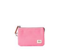 Roka London Carnaby Petite toile recyclée, Limonade rose, S, porte-monnaie