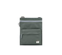 ROKA London Chelsea B Sac à bandoulière pour homme et femme - Plusieurs poches, fermeture éclair épaisse, sangle réglable pour téléphone portable, portefeuille, cartes, nylon recyclé, Thym, s