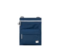 ROKA London Chelsea B Sac à bandoulière pour homme et femme - Plusieurs poches, fermeture éclair épaisse, sangle réglable pour téléphone portable, portefeuille, cartes, nylon recyclé, Bleu vif, s