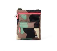 ROKA London Chelsea B Sac à bandoulière pour homme et femme - Plusieurs poches, fermeture éclair épaisse, sangle réglable pour téléphone portable, portefeuille, cartes, nylon recyclé, Camouflage