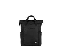 ROKA London Finchley Petit sac à dos en toile durable, tout noir, S