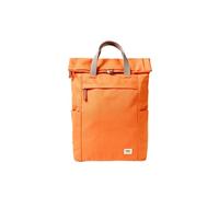ROKA London Finchley Sac à dos de taille moyenne - Sac à dos léger et résistant à l'eau pour ordinateur portable, sac à dos de voyage en toile recyclée, pour le travail, l'école et les trajets, Orange