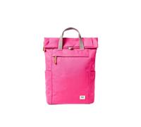 ROKA London Finchley Sac à dos de taille moyenne - Sac à dos léger et résistant à l'eau pour ordinateur portable, sac à dos de voyage en toile recy pour le travail, l'école et les trajets, Rouge