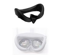 Rokeblau Interface faciale en silicone pour Pico 4 Ultra - Accessoire de casque de réalité virtuelle - Housse de protection en silicone souple pour casque Pico 4 Ultra - Noir