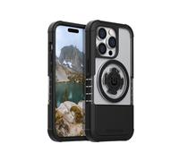 Rokform - Coque iPhone 14 Pro Crystal Series Dual Magnetic Clear Apple Case Coque iPhone avec RokLock Twist Lock Slim Drop Tested Armor Clear