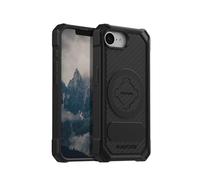 Rokform - Coque robuste compatible avec l'iPhone 16e, coque magnétique avec verrou rotatif RokLock, armure testée contre les chutes (noir)