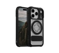 Rokform Crystal Coque compatible avec iPhone 17 Pro, coque magnétique (transparent)