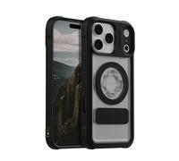 Rokform Crystal Coque compatible avec iPhone 17 Pro Max, coque magnétique (transparent)