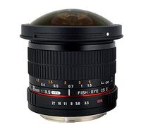 ROKINON 8 mm f/3.5 HD Objectif fisheye avec Capuche Amovible