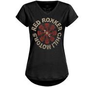 Rokker Anthony, t-shirt femmes S Noir/Gris/Rouge Noir/Gris/Rouge