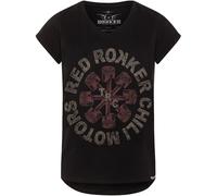 Rokker Anthony T-shirt pour dames, noir, taille XL pour femmes