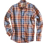 Rokker Austin Chemise, blanc-bleu, taille S pour homme