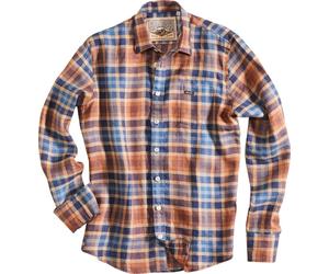 Rokker Austin Chemise, bleu/blanc, Taille S