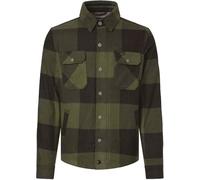 Rokker Dakota, chemise/veste textile XL Vert Foncé/Noir Vert Foncé/Noir