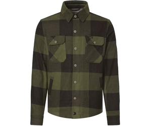 Rokker Dakota, chemise/veste textile XXL Vert Foncé/Noir Vert Foncé/Noir