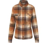 Rokker Houston, chemise/veste textile femmes L Beige/Marron/Noir Beige/Marron/Noir