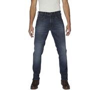 Rokker Rokkertech Tapered Slim Blue Jeans de moto, bleu, taille 32 33 pour homme