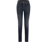 Rokker RT Taille Mi-Bas Slim Jeans Femme Incl, Protecteurs (Bleu) T: W30/L32