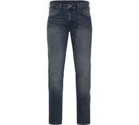 Rokker RT Tapered Slim Jeans de moto, bleu foncé, Taille 38
