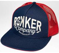 Rokker Snapback Trucker Cap, Rouge/Bleu, Taille unique
