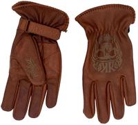 Rokker Tattoo Skull, gants XL Marron Marron
